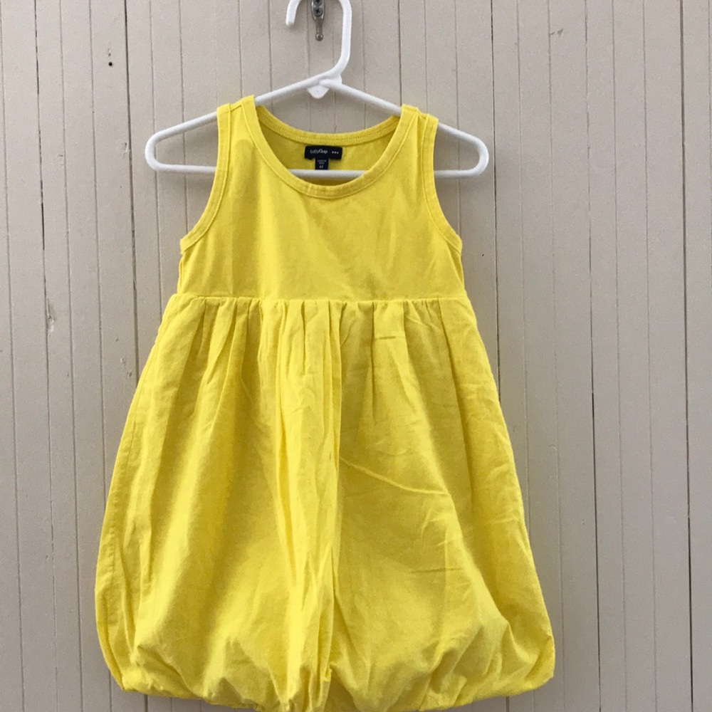 Yellow Gap dress